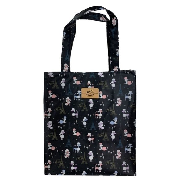 Uma Hana Handbags - Waterproof Poodle Puppy Large Tote Shoulder Bag Travel Purse